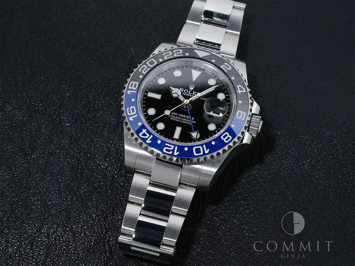 ロレックス GMTマスターII Ref.126710BLNR ステンレススチール ブラック文字盤 オイスターブレスレット 美品 vq6dkd77