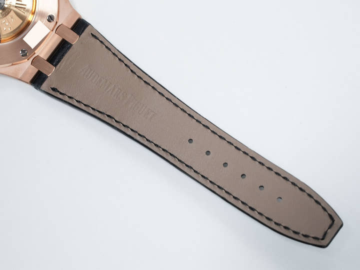 Audemars Piguet Royal Oak Ref. 15400OR.OO.D002CR.01 Pink Gold Black Dial Pre-owned kk9pfqiv