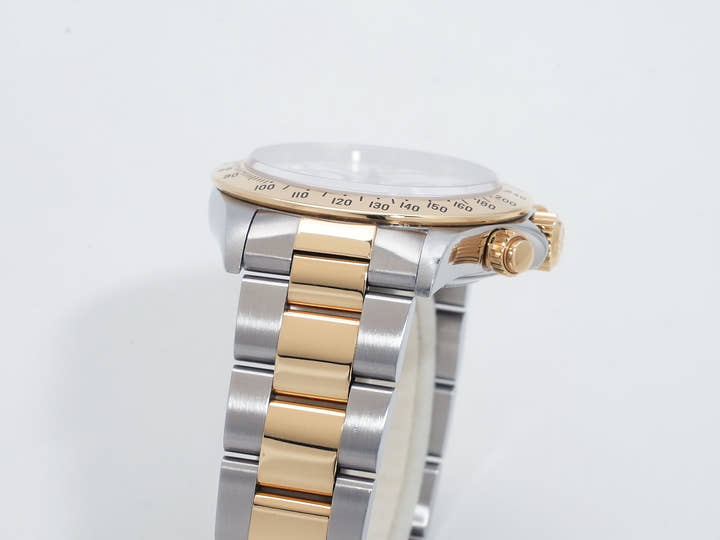 ロレックス デイトナ エルプリメロ Ref.16523 ステンレススチール/イエローゴールド ホワイト文字盤 中古 mb9ebf3n