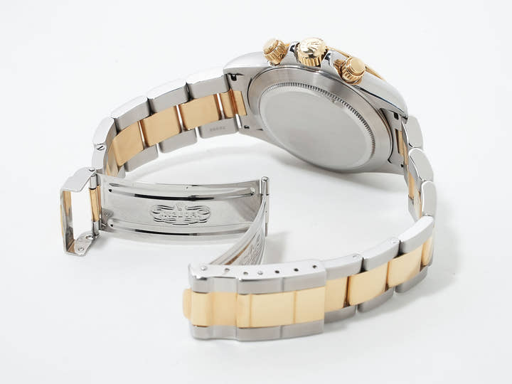 ロレックス デイトナ エルプリメロ Ref.16523 ステンレススチール/イエローゴールド ホワイト文字盤 中古 mb9ebf3n