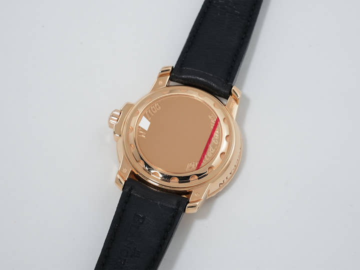 ブランパン フィフティ ファゾムス Ref.2200-3630-63B イエローゴールド ブラック文字盤 中古 o7bm3jih