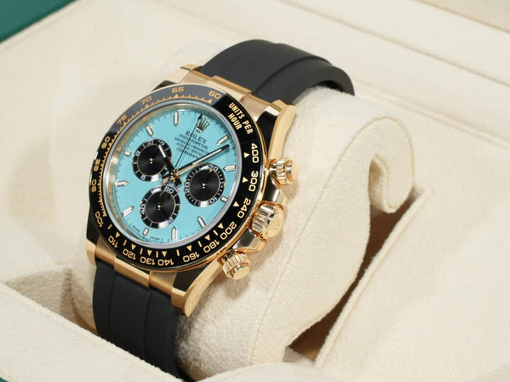 ロレックス デイトナ Ref.126518LN イエローゴールド ターコイズブルー文字盤 未使用 mu9it6bz