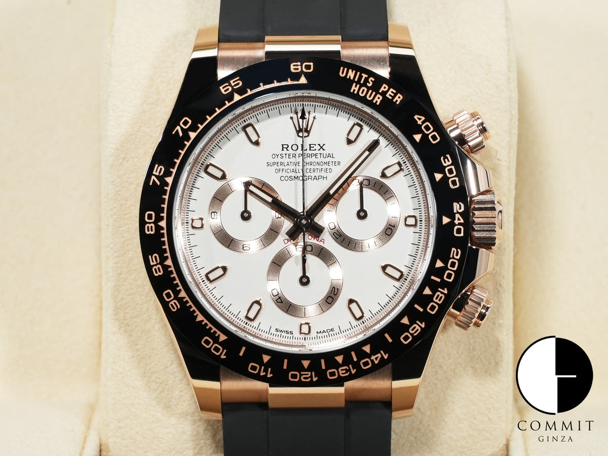 ロレックス デイトナ Ref.116515LN エバーローズゴールド アイボリー文字盤 中古 63th5ry4