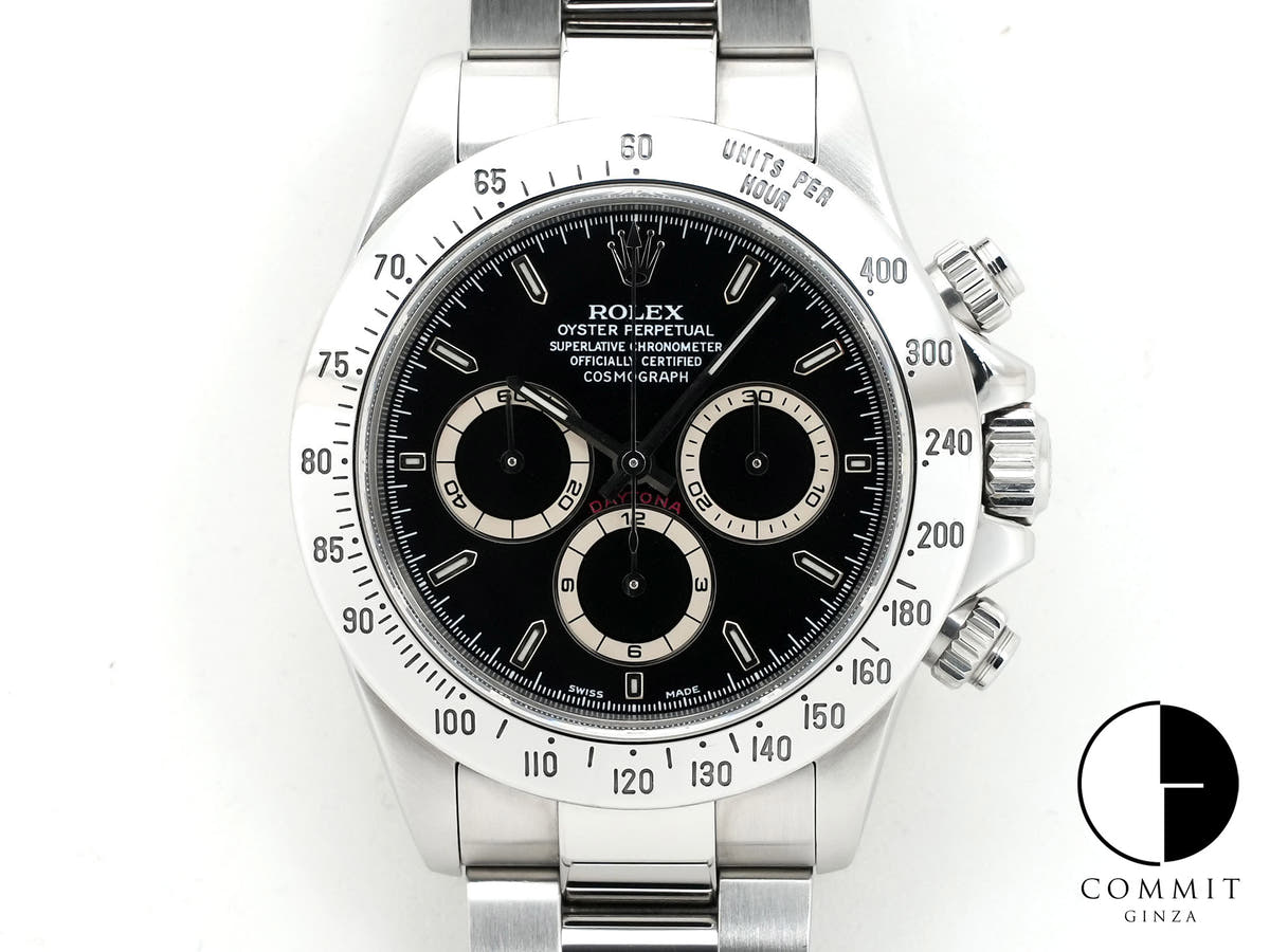 Rolex Daytona El Primero Ref. 16520 Stainless Steel Black Dial Pre-owned nqf7t42c