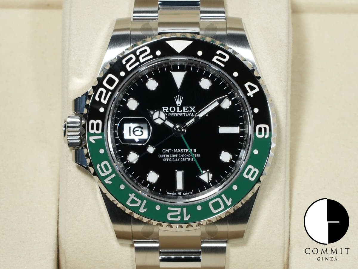 Rolex GMT-Master II Ref. 126720VTNR Stainless Steel Black Dial Oyster Bracelet Unused p95am7ys