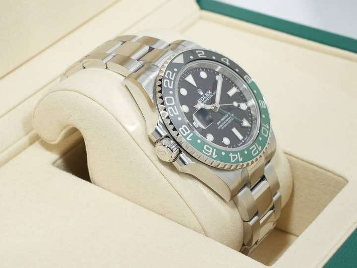 Rolex GMT-Master II Ref. 126720VTNR Stainless Steel Black Dial Oyster Bracelet Unused p95am7ys