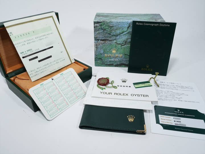 ロレックス デイトナ Ref.116520 ステンレススチール ブラック文字盤 中古 wf2dtxjf