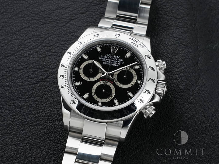 ロレックス デイトナ Ref.116520 ステンレススチール ブラック文字盤 中古 wf2dtxjf