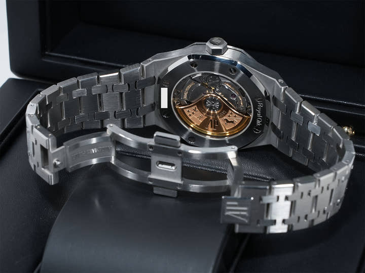 オーデマピゲ ロイヤルオーク Ref.15450ST.OO.1256ST.02 ステンレススチール グレー文字盤 中古 kjf5xfbp