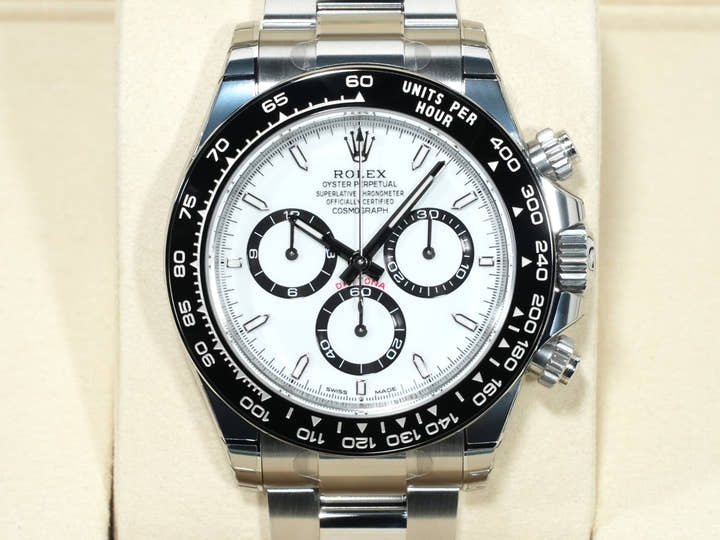 ロレックス デイトナ Ref.126500LN ステンレススチール ホワイト文字盤 未使用 bxeq8tov