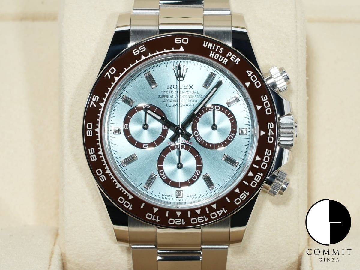 ロレックス デイトナ Ref.126506A プラチナ アイスブルーx11Pダイヤ文字盤 未使用 v676x2su