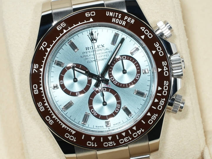 ロレックス デイトナ Ref.126506A プラチナ アイスブルーx11Pダイヤ文字盤 未使用 v676x2su