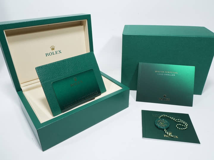 ロレックス ランドドゥエラー Ref.127334 ステンレススチール/ホワイトゴールド ホワイト文字盤 ジュビリーブレスレット 未使用 spa89wt9