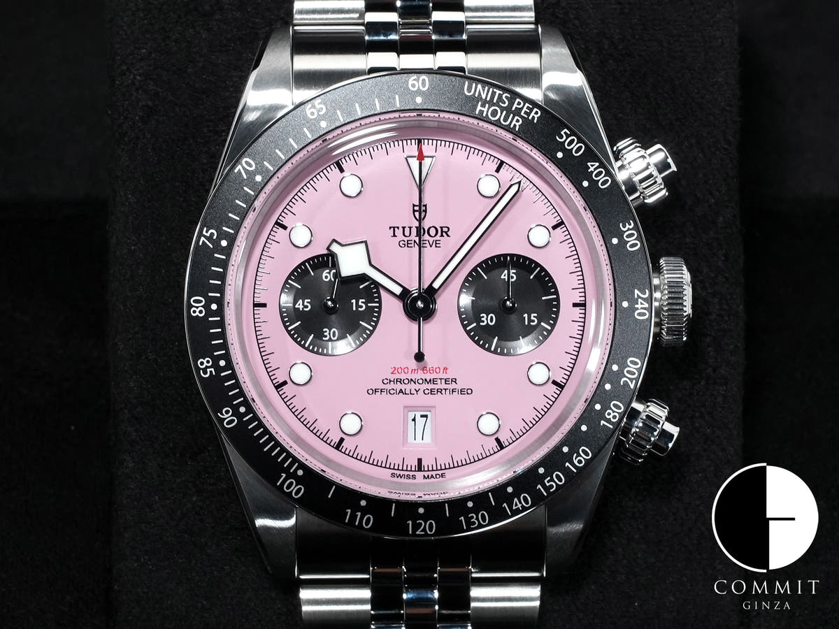 チューダー(チュードル) ブラックベイ クロノ Ref.79360N ステンレススチール ピンク文字盤 未使用 ztep6rqt
