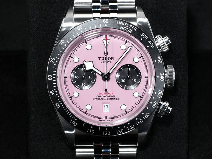 チューダー(チュードル) ブラックベイ クロノ Ref.79360N ステンレススチール ピンク文字盤 未使用 ztep6rqt