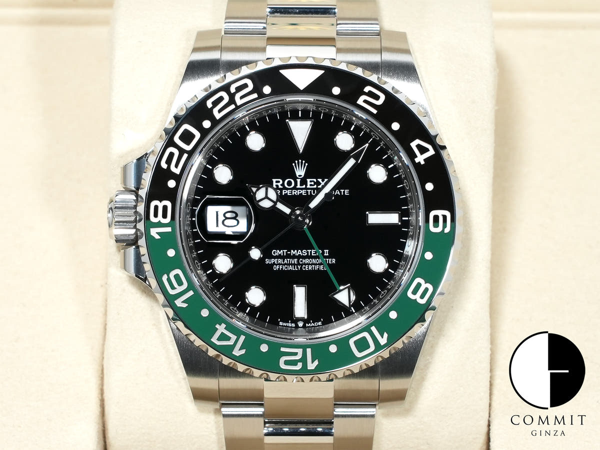 ロレックス GMTマスターII Ref.126720VTNR ステンレススチール ブラック文字盤 オイスターブレスレット 未使用 8axn5jsc