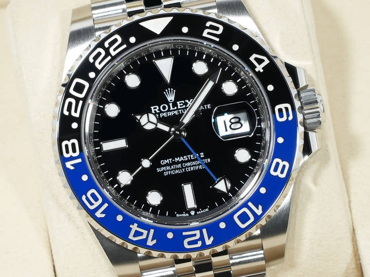 ロレックス GMTマスターII Ref.126710BLNR ステンレススチール ブラック文字盤 ジュビリーブレスレット 未使用 k68msjwd