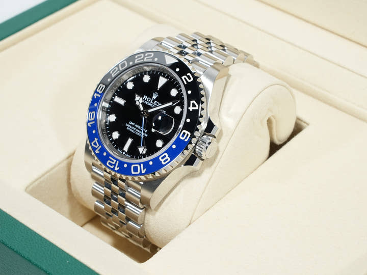 ロレックス GMTマスターII Ref.126710BLNR ステンレススチール ブラック文字盤 ジュビリーブレスレット 未使用 k68msjwd