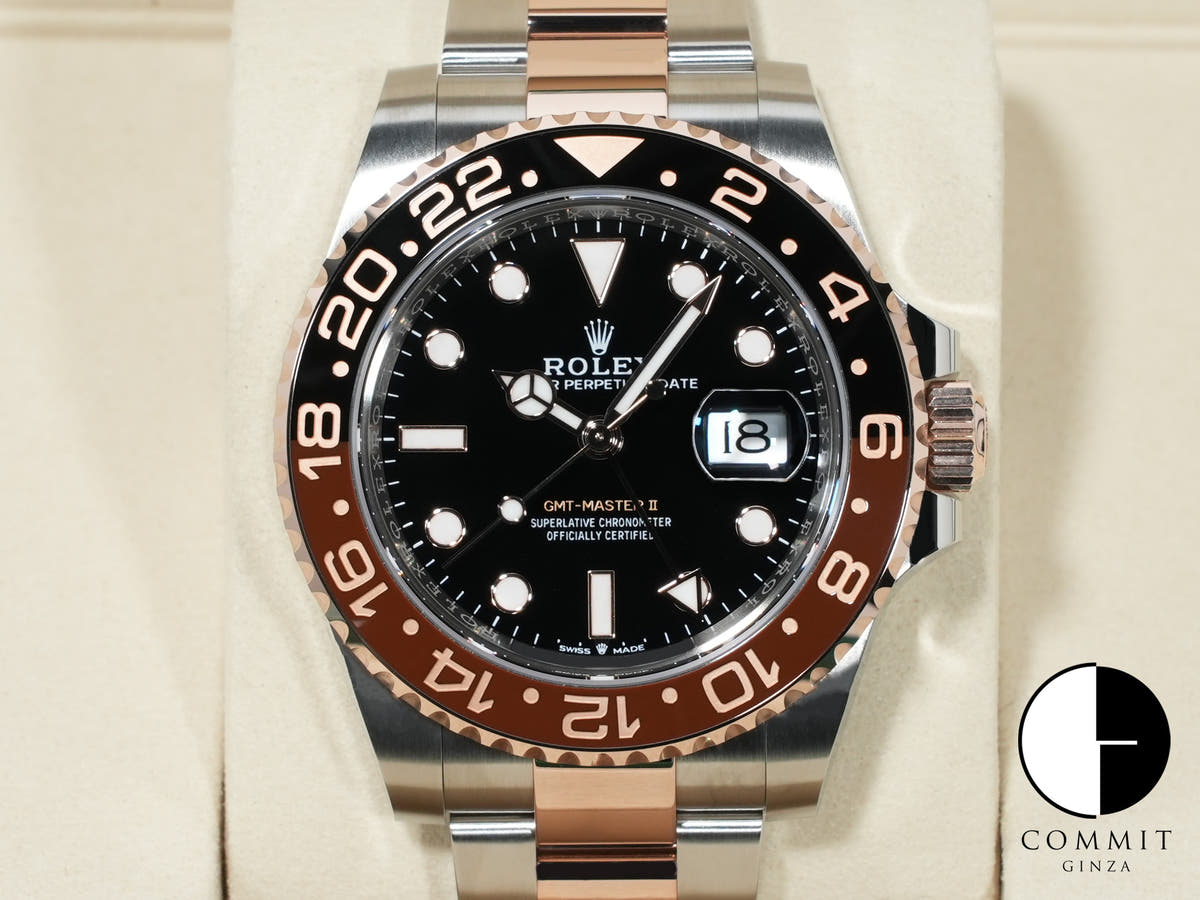 Rolex GMT-Master II Ref. 126711CHNR Stainless Steel/Everose Gold Black Dial Oyster Bracelet Unused 6miwh87m
