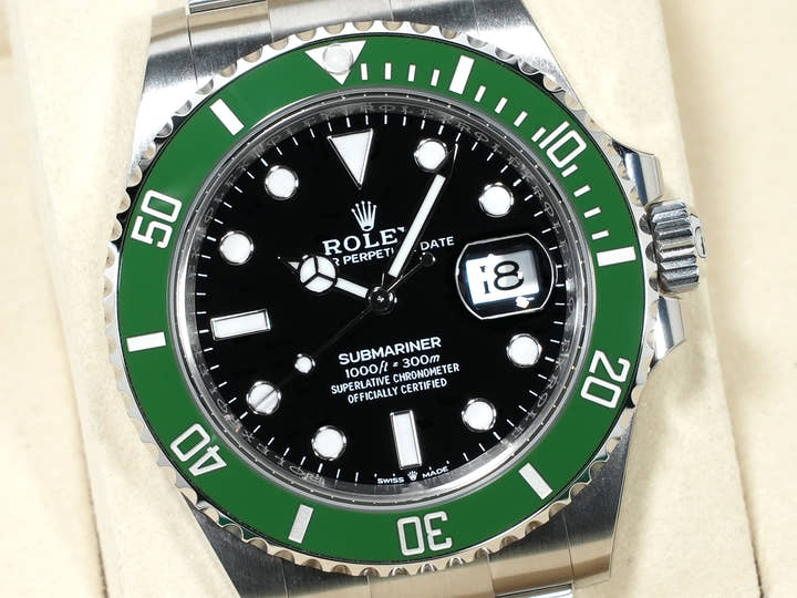 ロレックス サブマリーナー デイト Ref.126610LV ステンレススチール ブラック文字盤 未使用 3wf4mjbz