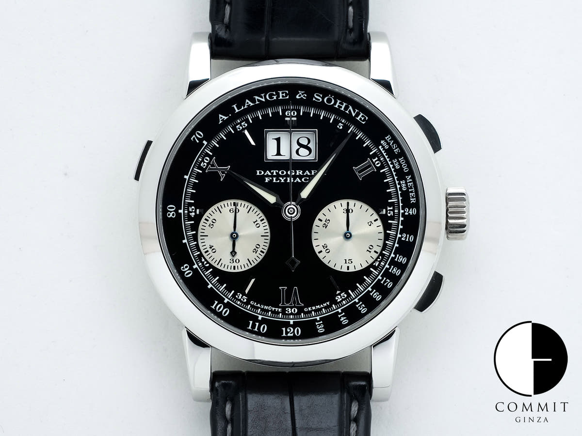 A.ランゲ&ゾーネ ダトグラフ Ref.403.035 プラチナ ブラック文字盤 中古 6i9rk3ra