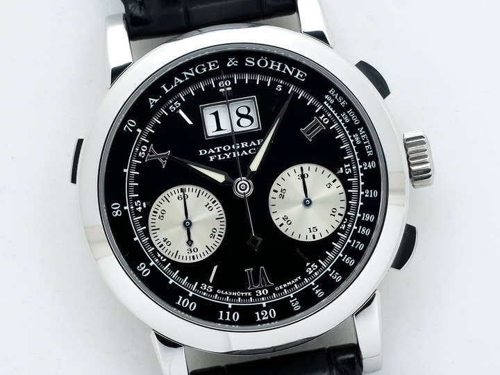 A.ランゲ&ゾーネ ダトグラフ Ref.403.035 プラチナ ブラック文字盤 中古 6i9rk3ra