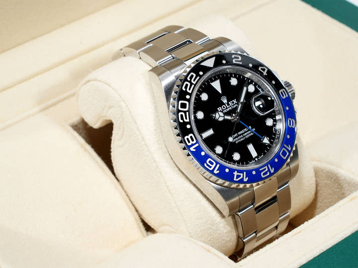 Rolex GMT-Master II Ref. 126710BLNR Stainless Steel Black Dial Oyster Bracelet Excellent Condition 99wnep8e