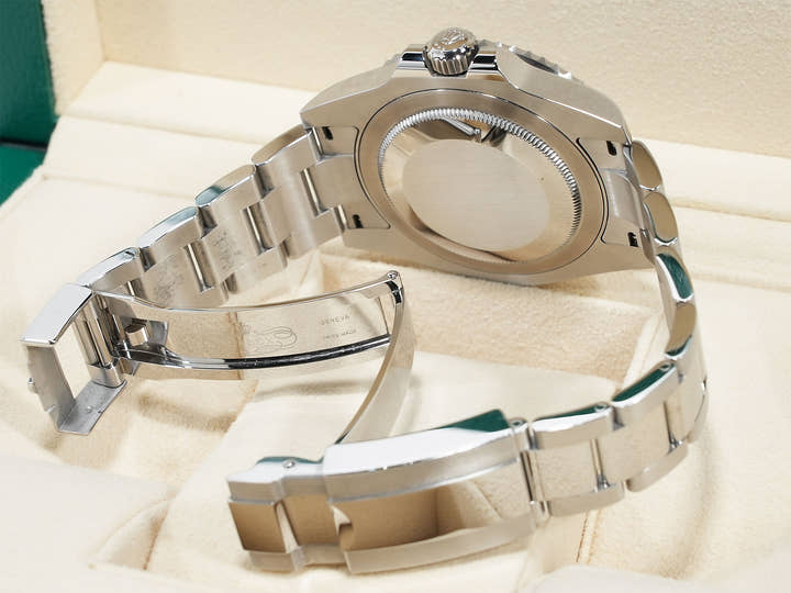 Rolex GMT-Master II Ref. 126710BLNR Stainless Steel Black Dial Oyster Bracelet Excellent Condition 99wnep8e