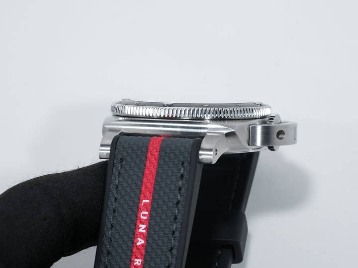 パネライ サブマーシブル ルナ・ロッサ Ref.PAM01565 ステンレススチール ブルー文字盤 極美品 v8egdswg