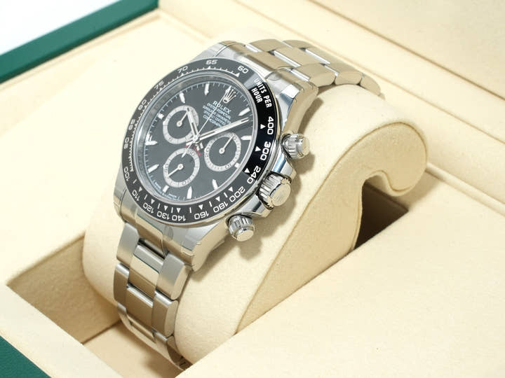 ロレックス デイトナ Ref.126500LN ステンレススチール ブラック文字盤 未使用 z6hzsiv4