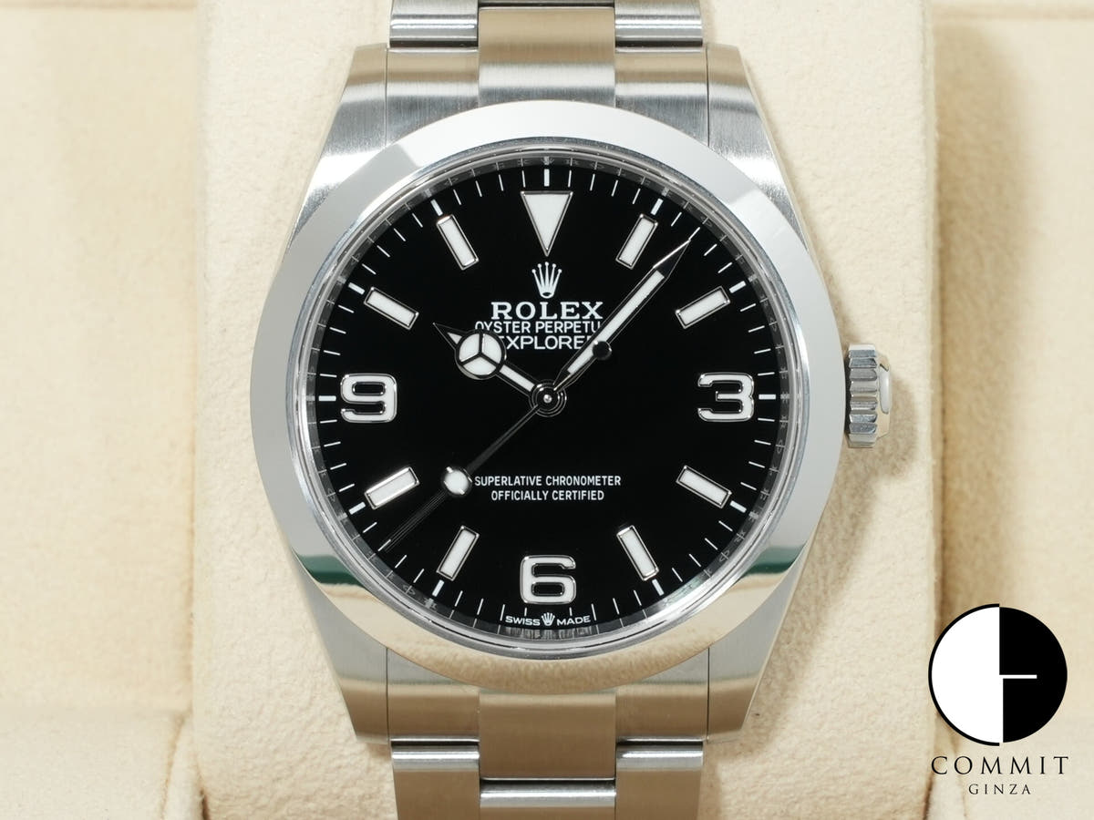 ロレックス エクスプローラー40 Ref.224270 ステンレススチール ブラック文字盤 オイスターブレスレット 未使用 h6nxq37j