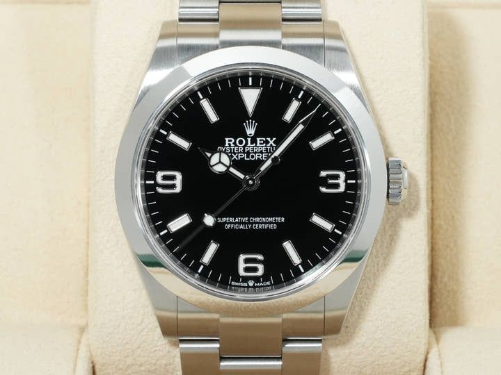 ロレックス エクスプローラー40 Ref.224270 ステンレススチール ブラック文字盤 オイスターブレスレット 未使用 h6nxq37j