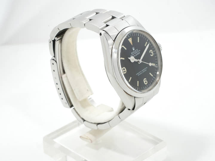 ロレックス エクスプローラーI Ref.1016 ステンレススチール ブラック文字盤 中古 6c5ph384