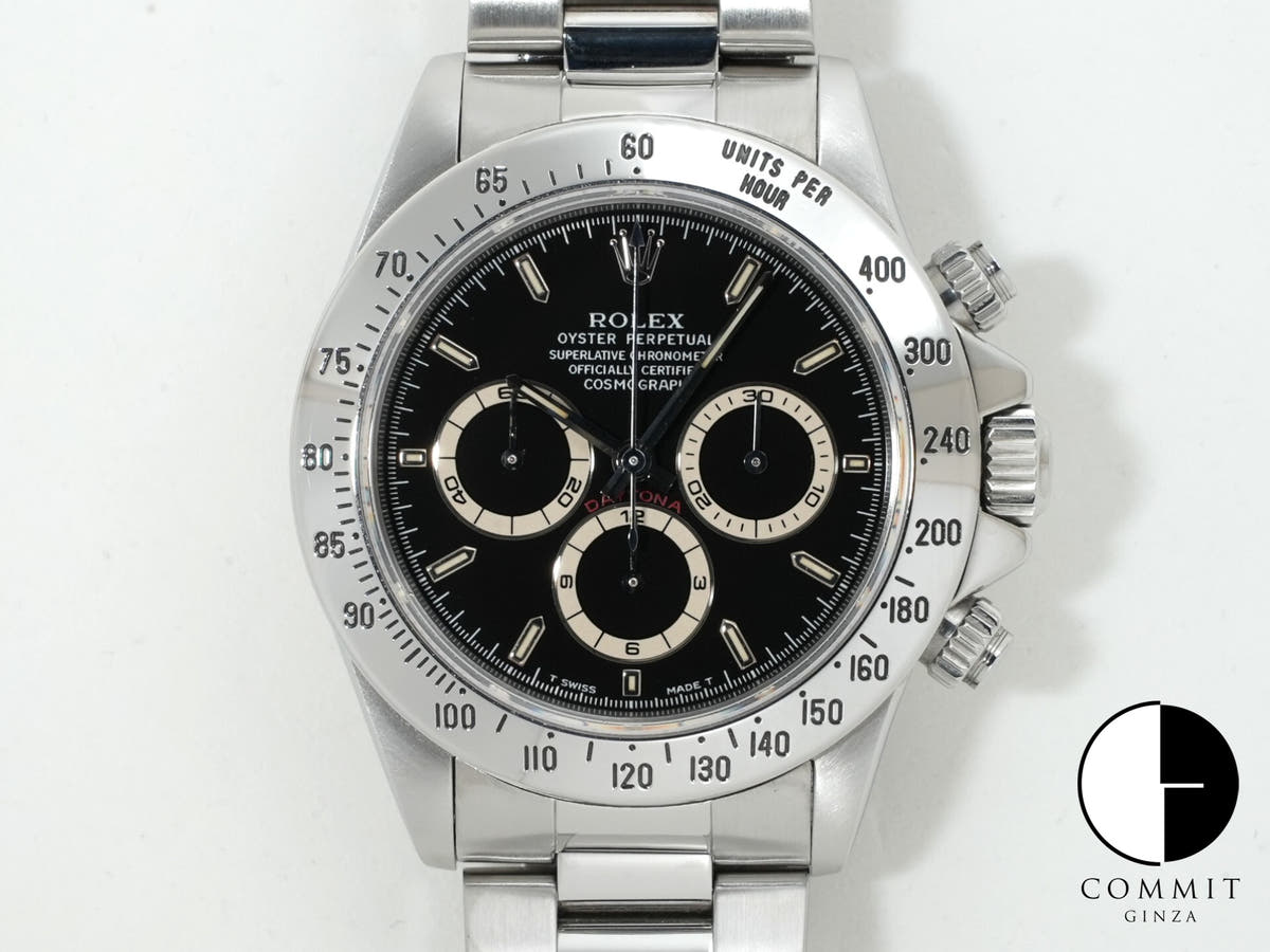 Rolex Daytona El Primero Ref. 16520 Stainless Steel Black Dial Pre-owned 6odnnmc7