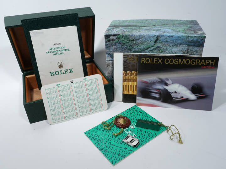 Rolex Daytona El Primero Ref. 16520 Stainless Steel Black Dial Pre-owned 6odnnmc7