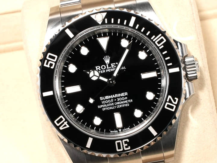 Rolex Submariner No Date Ref. 124060 Stainless Steel Black Dial Unused jqkc2jj9