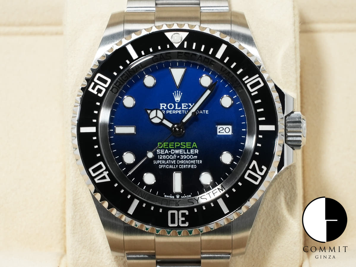 Rolex Sea-Dweller Deepsea Ref. 126660 Stainless Steel D-Blue Dial Excellent Condition m5bqdbwg