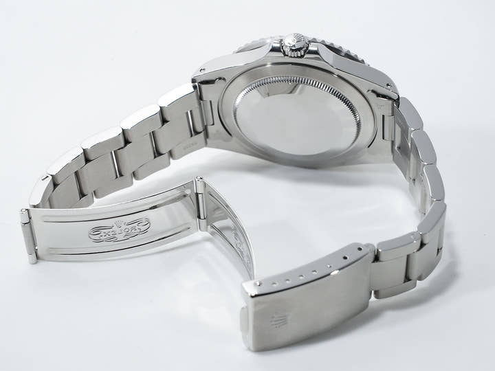 Rolex GMT-Master Ref. 16700 Stainless Steel Black Dial Oyster Bracelet Pre-owned b4xgf37w