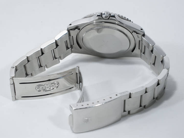 Pre-owned Rolex GMT-Master Ref. 1675 Stainless Steel Black Dial Oyster Bracelet t3mfchvm