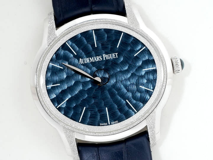 オーデマピゲ ミレネリー フロステッドゴールド フィロソフィーク Ref.77266BC.GG.A326CR.01 ホワイトゴールド ブルー文字盤 美中古 vq3yadih