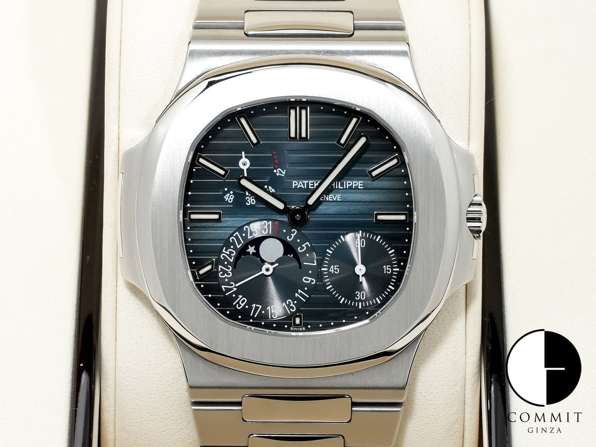 パテックフィリップ ノーチラス プチコンプリケーション Ref.5712/1A-001 ステンレススチール ブルー文字盤 美中古 8ebgwhxx