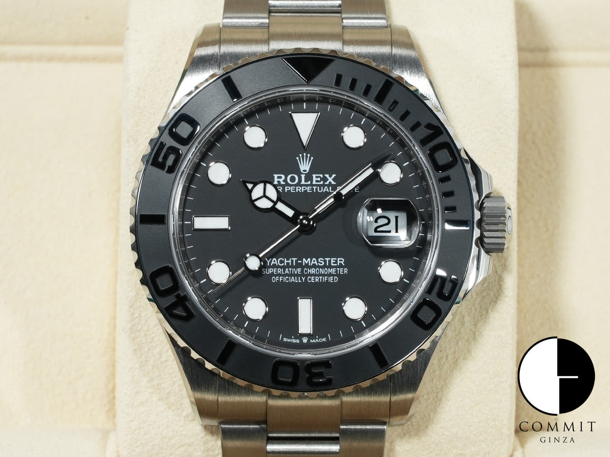 ロレックス ヨットマスター42 Ref.226627 RLXチタン ブラック文字盤 未使用 bmuic66h