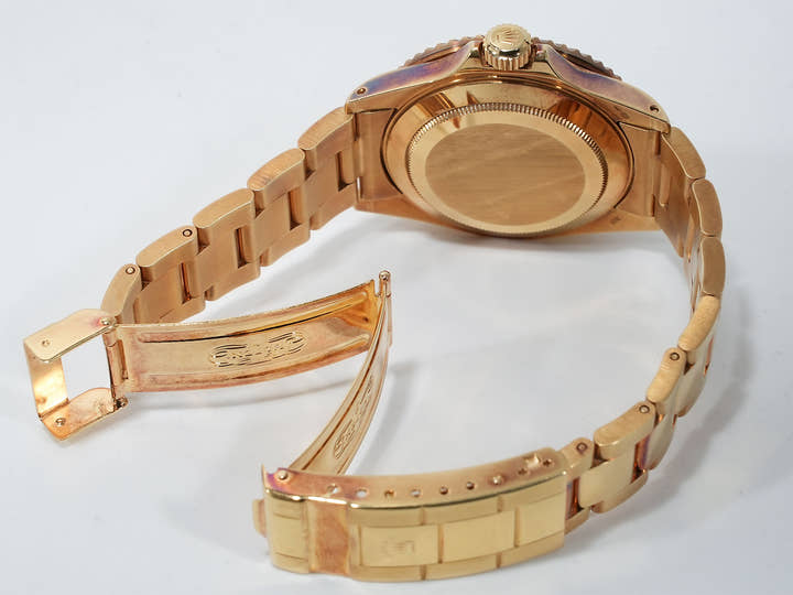 ロレックス サブマリーナー デイト Ref.16808 イエローゴールド ブルー文字盤 中古 zn9gjetq