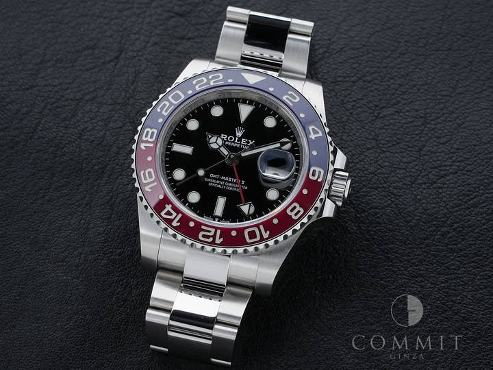 ロレックス GMTマスターII Ref.126710BLRO ステンレススチール ブラック文字盤 オイスターブレスレット 中古 8p5ufhm2