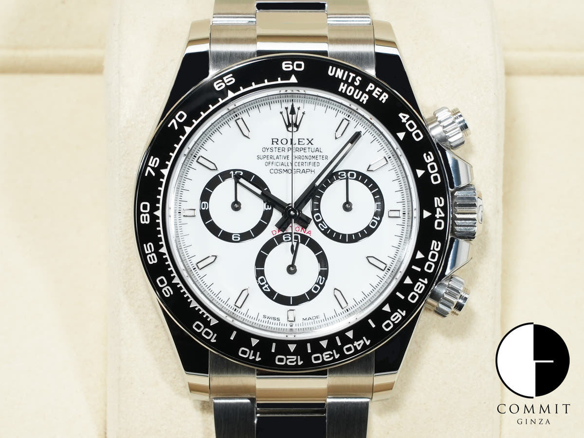 ロレックス デイトナ Ref.126500LN ステンレススチール ホワイト文字盤 未使用 5saw96zy