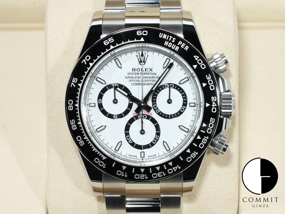 ロレックス デイトナ Ref.126500LN ステンレススチール ホワイト文字盤 未使用 uabnte8v