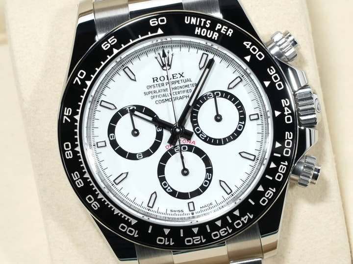 ロレックス デイトナ Ref.126500LN ステンレススチール ホワイト文字盤 未使用 uabnte8v