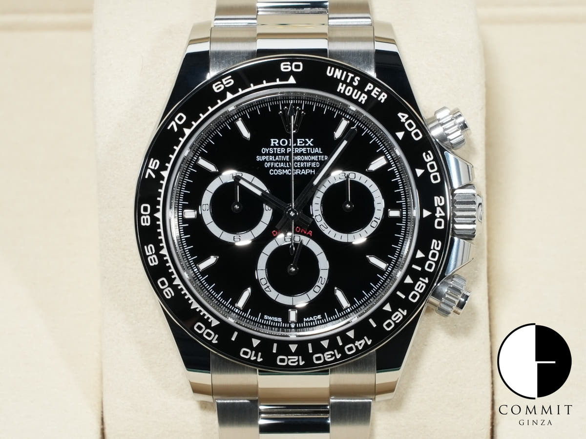 ロレックス デイトナ Ref.126500LN ステンレススチール ブラック文字盤 未使用 upsyod39