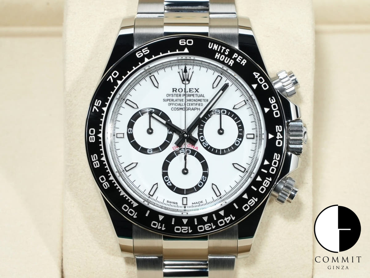 ロレックス デイトナ Ref.126500LN ステンレススチール ホワイト文字盤 未使用 unb5e745