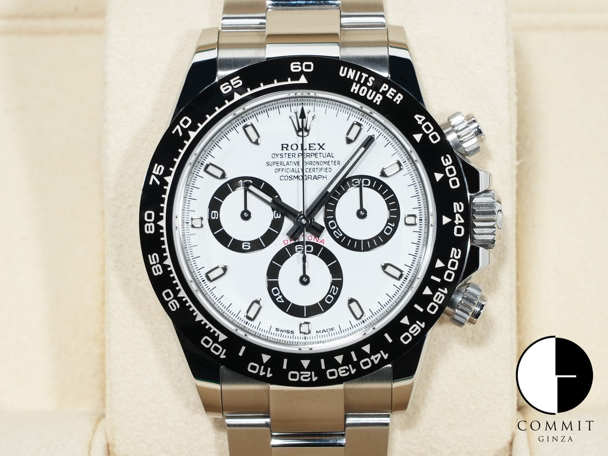 ロレックス デイトナ Ref.116500LN ステンレススチール ホワイト文字盤 美中古 8taowisr